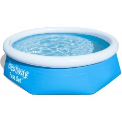 Piscina hinchable redonda FastSet Bestway 2,44 m x 66 cm