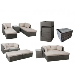 Conjunto Mesa y Sofás Lesoto